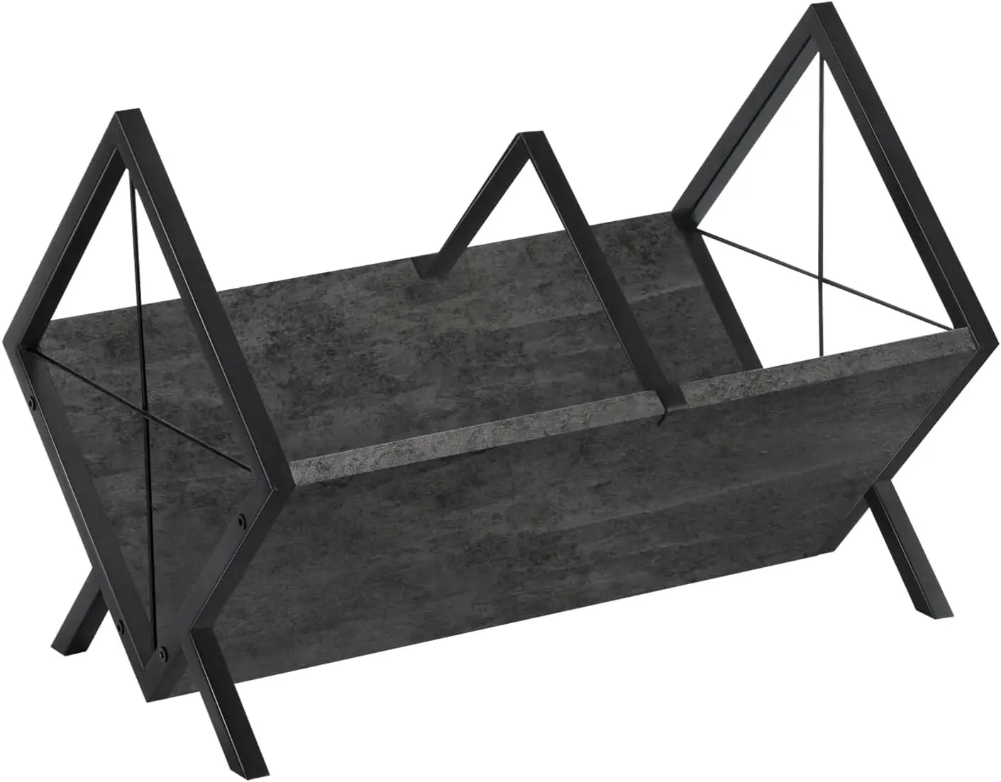 Vinyl Record Holder, 80-100 LP Vinyl Record Storage Rack, Quick Assembly Vinyl Record Display, Retro Style Organizer for