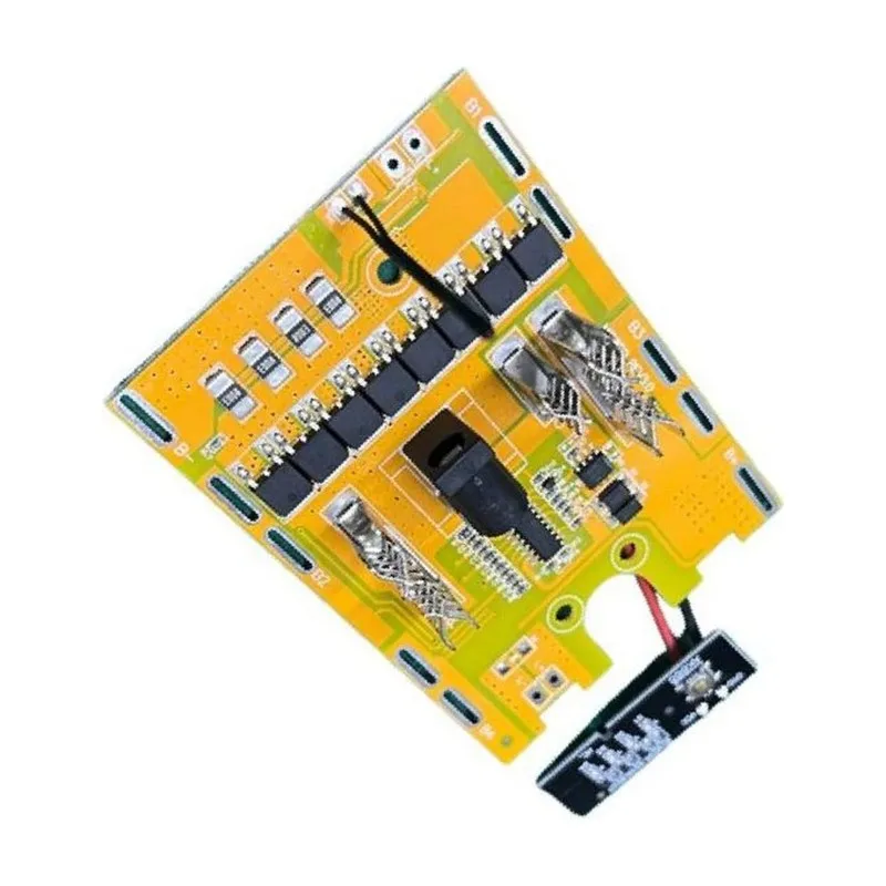 [NEWA08R】 Replacement Parts 4PCS 21V 8MOS Protection& Light Board For 18650 Power Tool