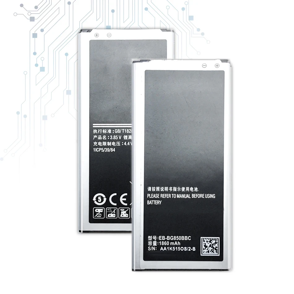 Mobile Phone Battery Samsung Galaxy For Alpha G850 G850F G850A G850W G850S G850K G850L G850T EB-BG850BBE 1860Mah