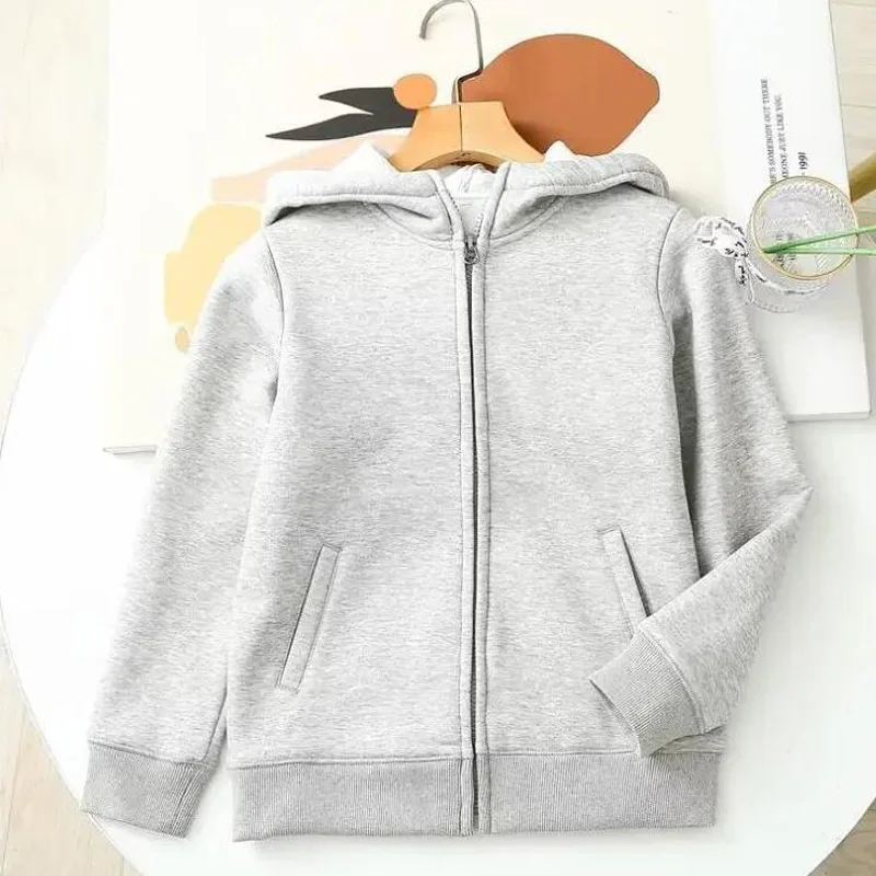 Women Hoodie  Jackets No Fleece and fleece Sweatshirts Leisure Sporty Coat