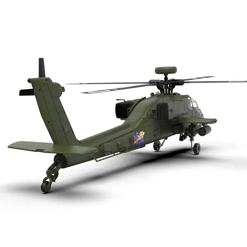 YUXIANG F11 Apache AH-64 2.4G 6CH 6-Axis Gyro Dual Brushless Motor 1:32 Scale RC Helicopter Compatible With S-FHSS Protocol