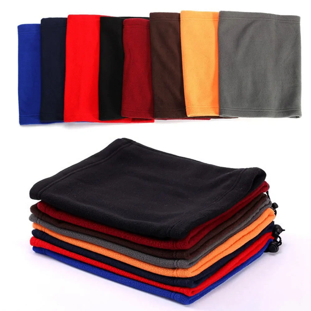 1PC Unisex Wandern Schal Zyklus Polar Fleece Außen Hals Gamasche Wärmer Rohr Camping Skifahren Gesicht Maske Hüte Headwear Zubehör