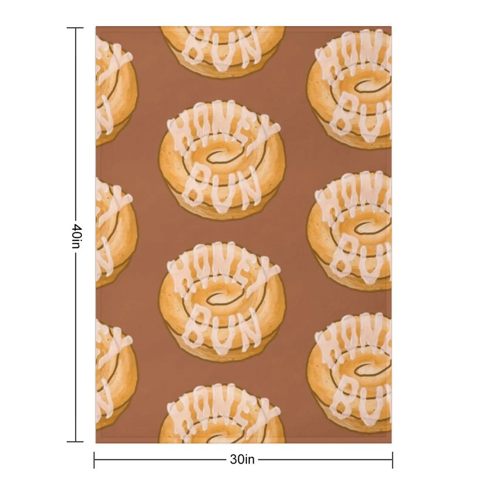 Honey Bun Throw Blanket Comforter Kid'S Furry Blankets For Bed Baby Quilt Blankets