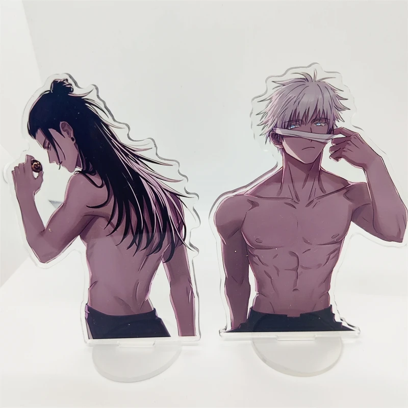 Anime Acrylic Stand Ryomen Sukuna Geto Suguru Satoru Gojo Fushiguro Megumi Signboard Desktop Decorations