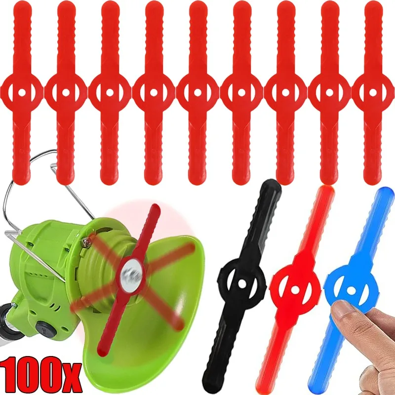 

Сменные пластиковые лезвия для триммера, ножи для газонокосилки, сменные режущие кромки для удаления сорняков, запасные части для садовых инструментов