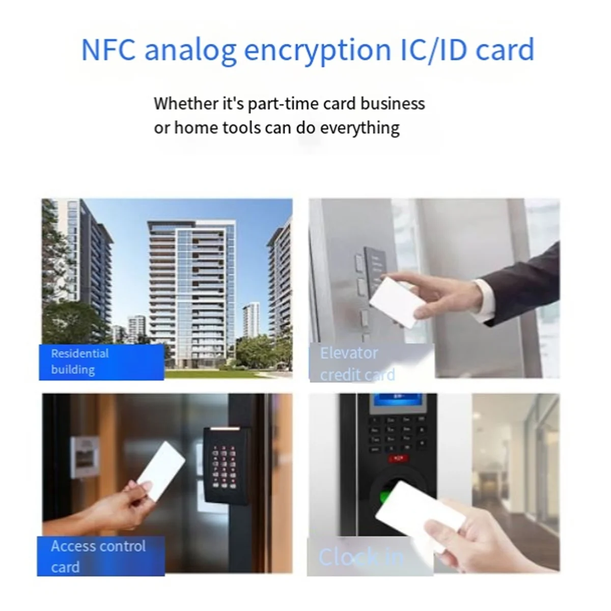 

Bluetooth NFC Reader IC/ID Card Reader. Leak Proof. Access Control Elevator Card, Bluetooth 3 Pro Max A002