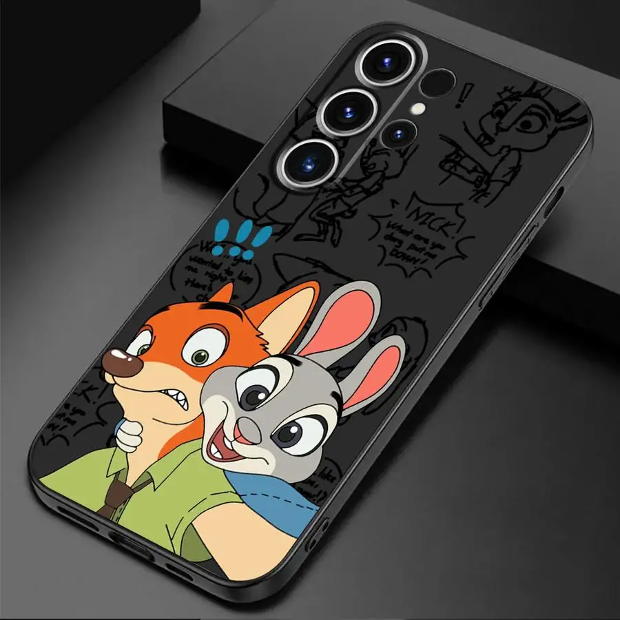 Disney Nick Judy phone Case for Galaxy Note 20Ultra 10Plus 10Lite 9 8 S10 4G S10e S10 Plus S10 5G S10 Lite S8 S9 Plus