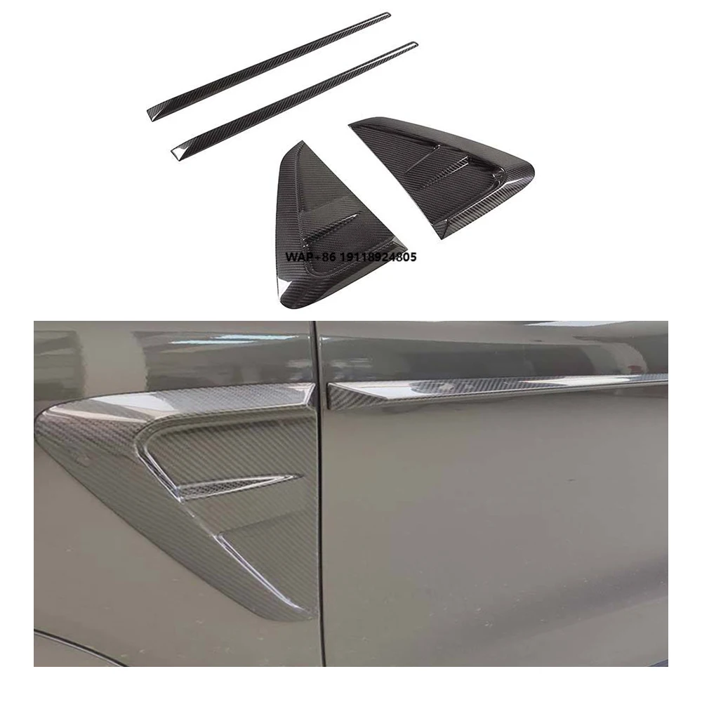 

Dry Carbon Fiber Front Fenders Side Trim for-Porsche Cayenne Coupe Turbo 2018 - 2024