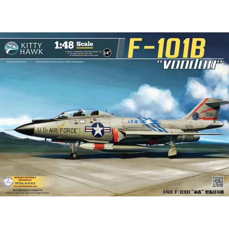 

Kitty Hawk KH80114 1/48 F-101B “Voodoo” - Scale Model Kit