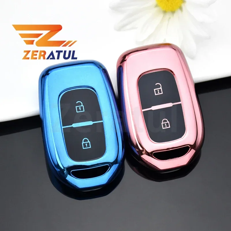 2 Button TPU Car Remote Key Fob Cover Case for Renault Kwid Traffic Symbol for Dacia Sandero Logan Duster 2016 2017 2018 Shell