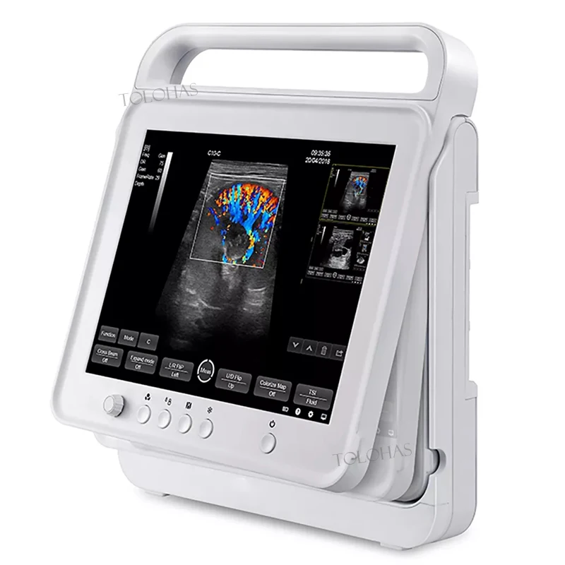 LHAPT50 Big Touch Screen Pet Color Doppler Vet Ultraschallscanner Maschine Niedriger Preis Veterinär-Ultraschall-Doppler