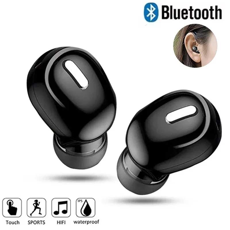

TWS Wireless Bluetooth 5.0 Headphones Music Gaming Earphones Waterproof Sport Earbuds With HD Mic HiFi Headset For iPhone Xiaomi