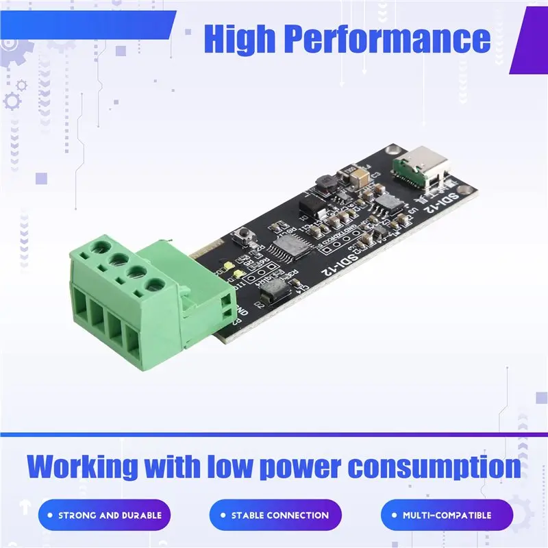 ABUO-SDI-12 Module USB To SDI12 Module SDI12 Capturer Debugger