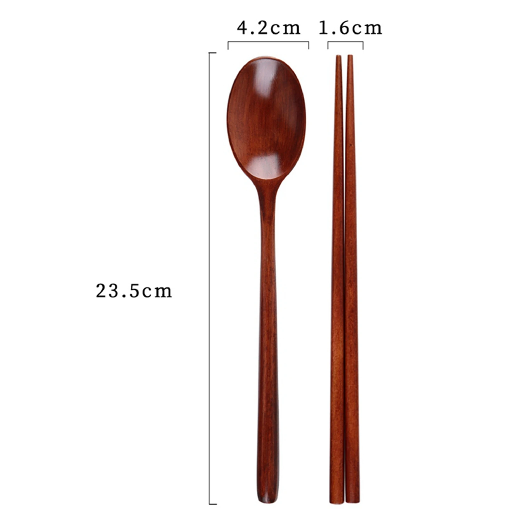 ABZC-Handmade Jujube Tree Wooden Korean Dinnerware Combinations Utensil,50 Set Of Spoons And Chopsticks