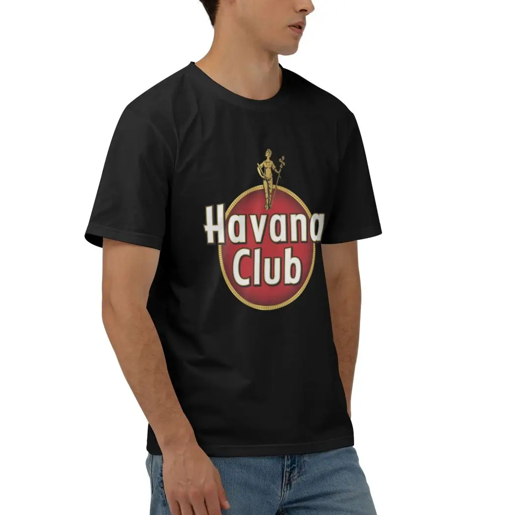 Casual Havana Club Mens T Shirts Fashion Short sleeve Crewneck Tee Shirts hort Sleeve T-Shirt