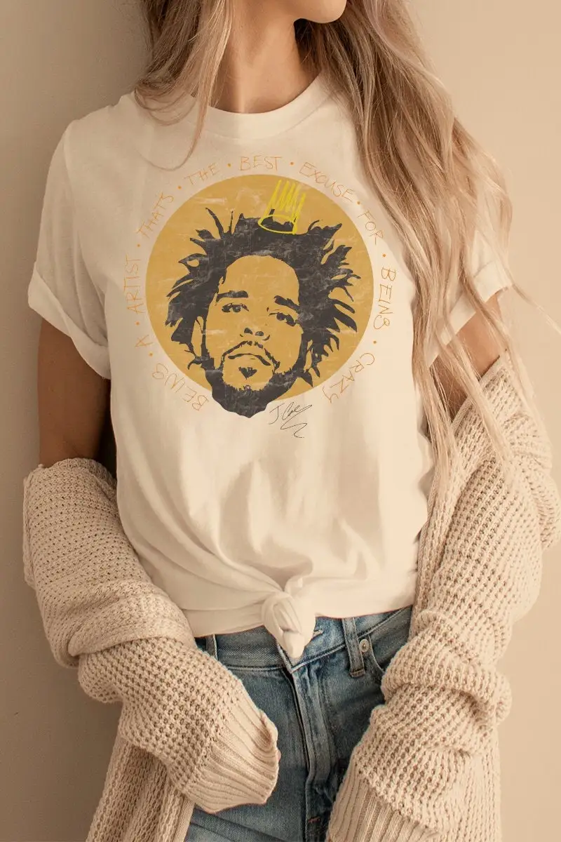 J Cole T Shirt Fit