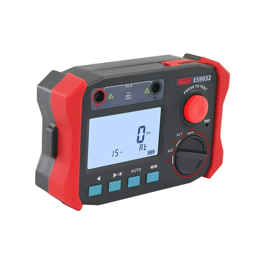 FR9032 Digital RCD Tester, Multifunctional Leakage Current Tester, Leakage Protection Switch Tester