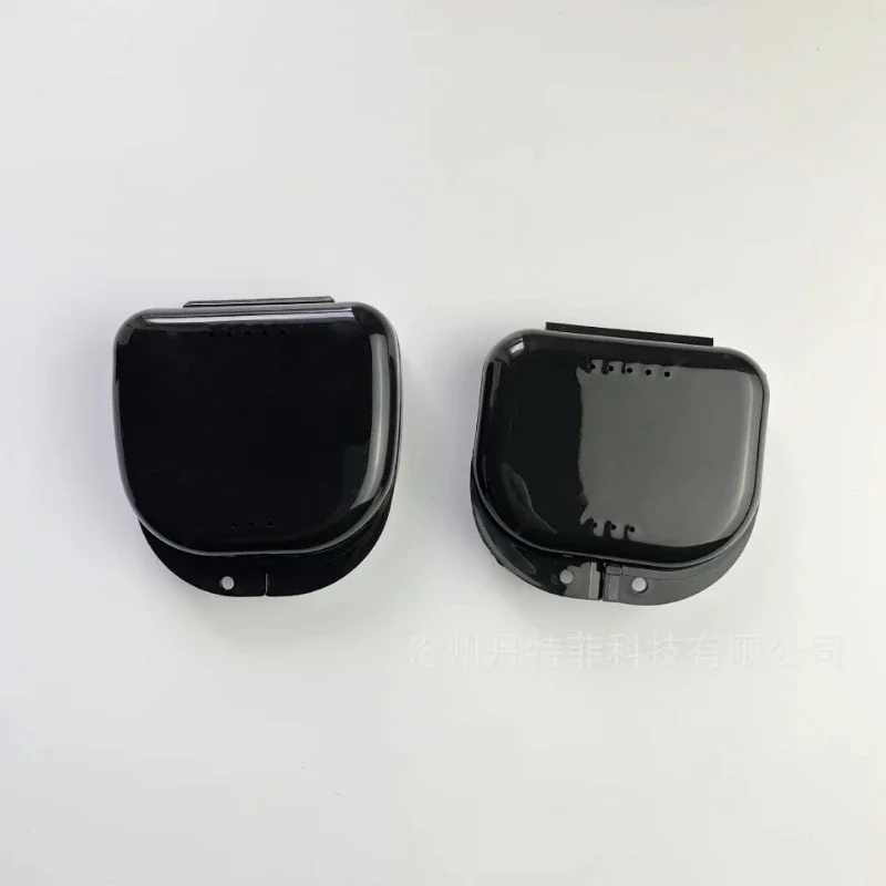 Denture Storage Box Dental Retainer Mouth Guard Container Plastic Oral Hygiene Supplies Tray Dental Appliance Case Oral Tools