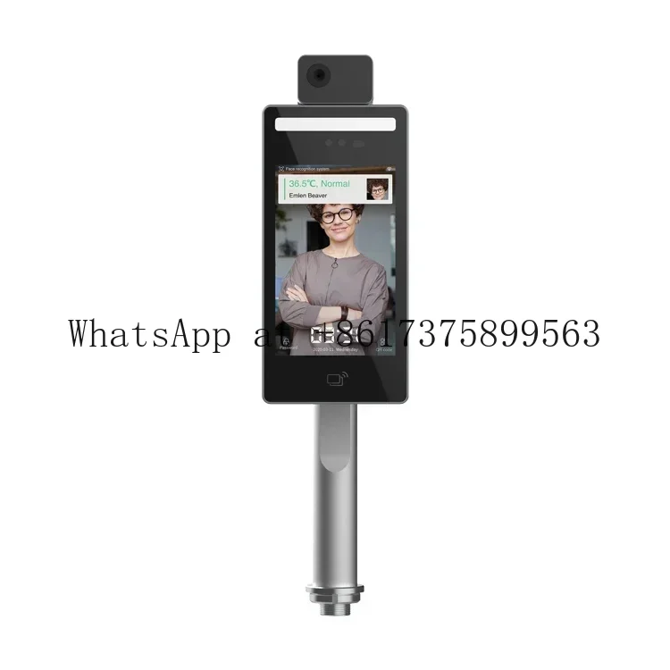Portable Face Recognition Access Controller Customized Smart Door  Kiosk Temp Scanner
