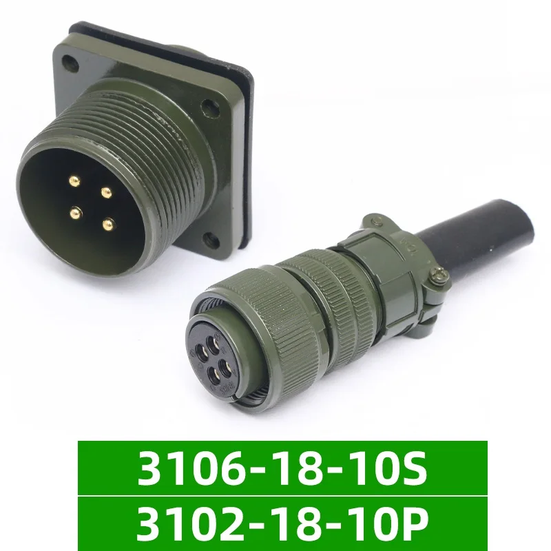 

MS5015 Waterproof Aviation Plug Socket 4-Core MS3106A 18-10S MS3102A 18-10P 4 Pin 18-10