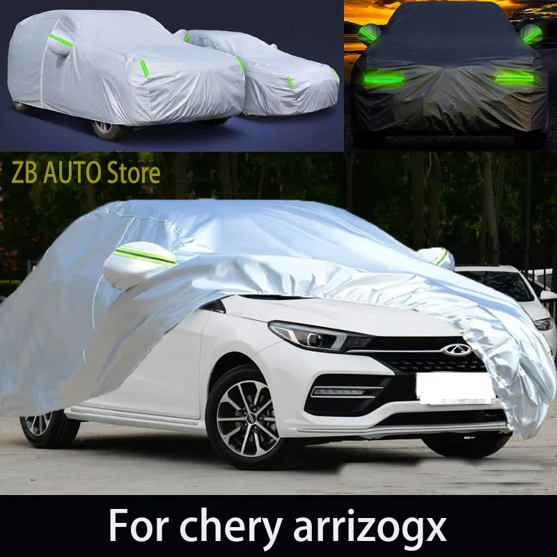

For chery arrizogx Outdoor Protection Full Car Covers Snow Cover Sunshade Waterproof Dustproof Exterior Car accessories