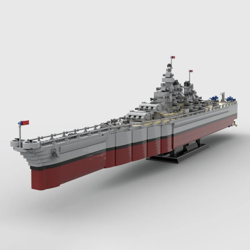 3797 pièces MOC U S Missouri BB modèle blocs de construction Architecture assembler idée créative jouet éducation cadeau de noël brique enfants