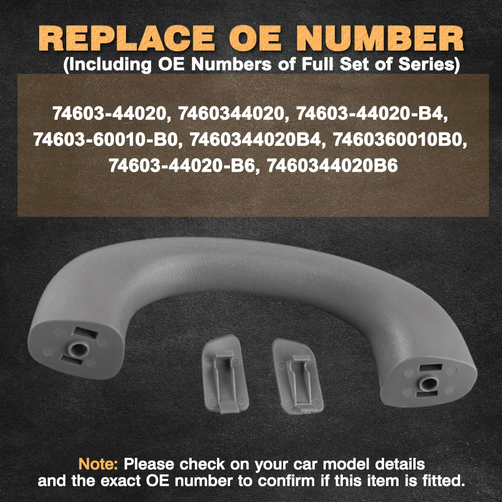 

For Lexus GX470 2003-2009 Car Inner Assist Grip Handle Front Upper Side Inside Grip Handle Armrest 74603-60010-B0 74603-44020