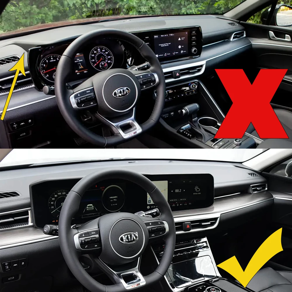 Car Dashboard Pad for Kia Optima K5 GT-Line DL3 2021~2024 Update Sunshade Mat Dashmat Liner Carpet Rug Cover Auto Accessories
