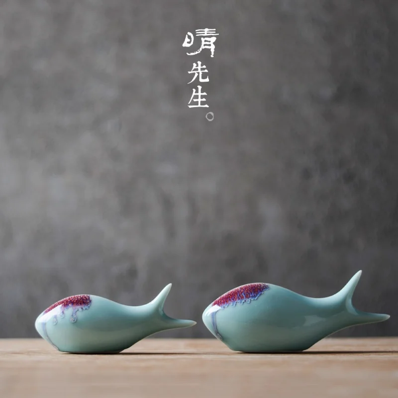Mr. Qing Wall Decorations Creative Home Decorations Living Room Television Background Wall Decoration Three-Dimensional Fish Wal