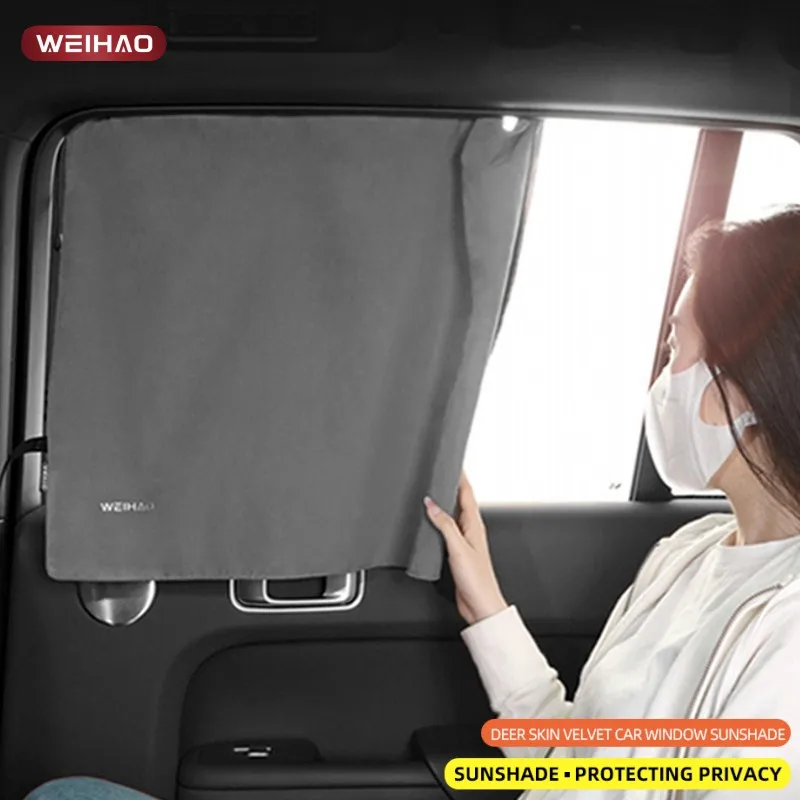 

New Car Track Type Curtains Sunshades Small Car Curtains Car Sunscreens Privacy Sliding Rails For vehicle sunshade window