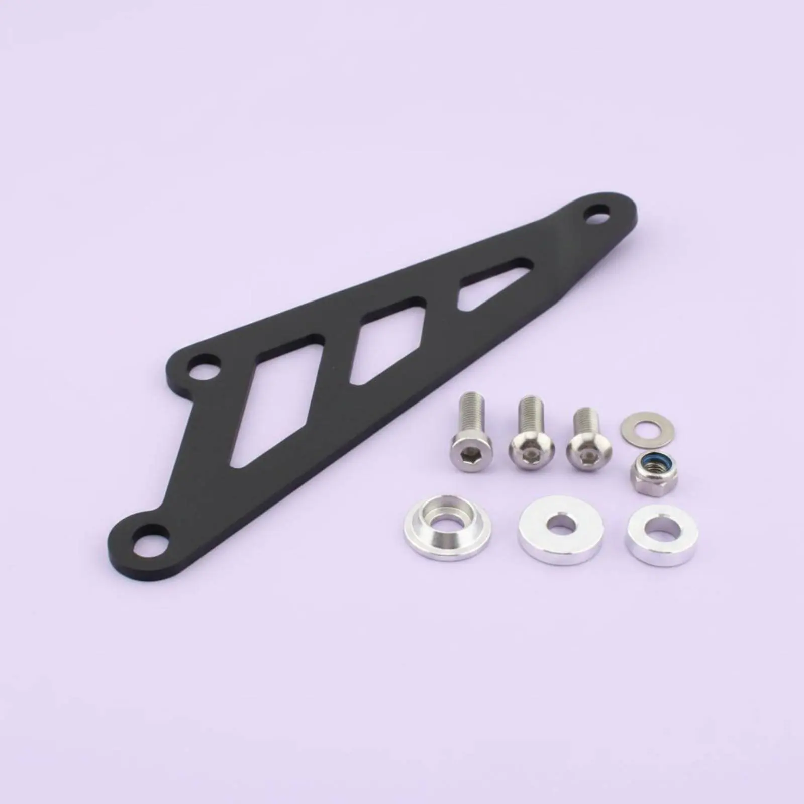 

Motorcycle Exhaust Bracket Long-Lasting Aluminum Exhaust Pipe Support Bracket Motorcycle Tailpipe Hanger Easy to Install