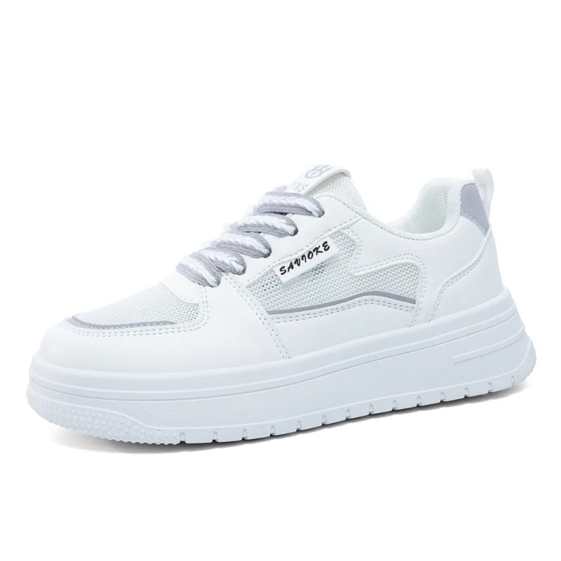 Модные Повседневные туфли для доски, новинка весны 2023, универсальные маленькие белые туфли, Женская Спортивная повседневная обувь для папы