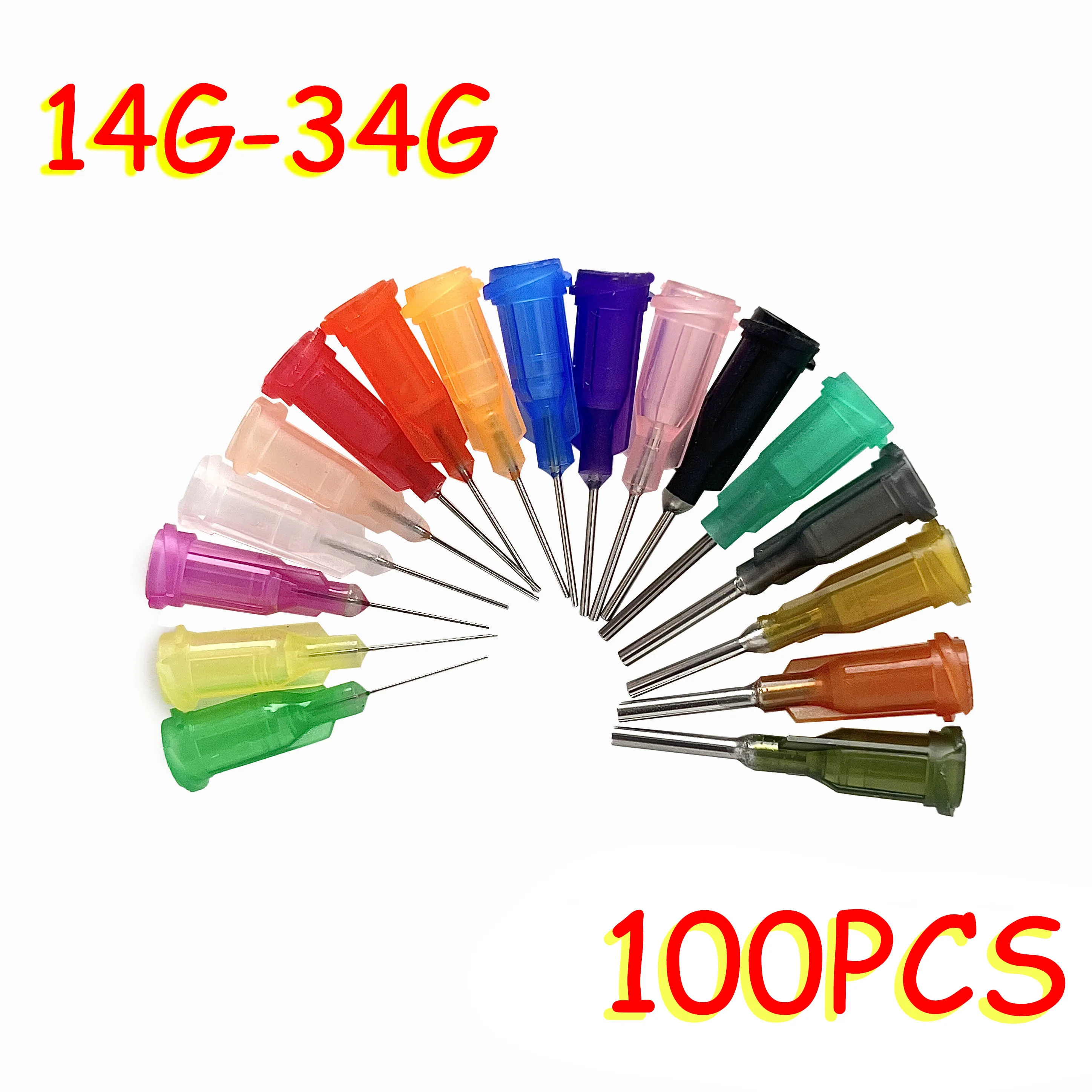 1000pcs Precision Liquid Syringe Dispenser Needles 1/2 Inch with 13mm Stainless Steel Tube Blunt Needles for Accurate Dispensing
