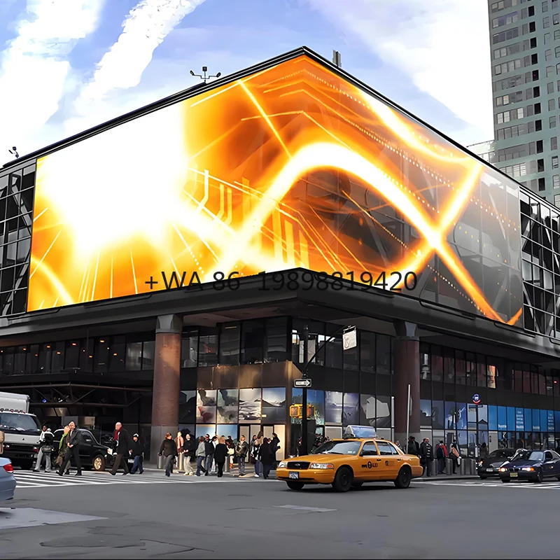 شاشة عرض LED خارجية قابلة للتخصيص مقاومة للماء عالية السطوع P6.67 للإعلان والعرض العامي LED عالي الوضوح