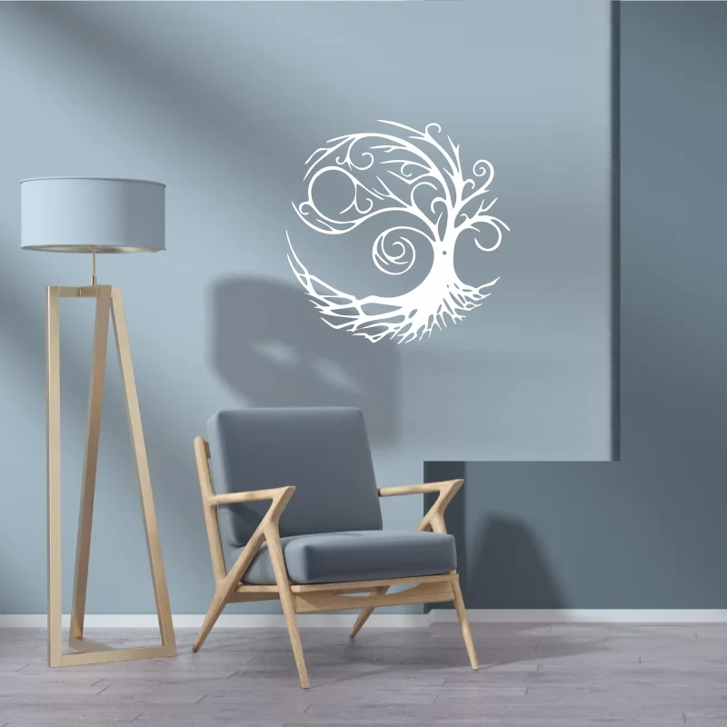 Stunning Tree Of Life Wall sticker Art for Modern Home Decor, Adds Artistic Flair And Natural Elegance To Any Room #313