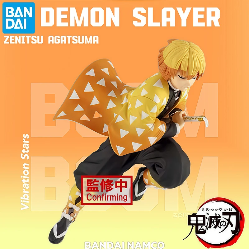 

Genuine BANDAI NAMCO BANPRESTO Demon Slayer: Kimetsu no Yaiba Vibration Stars Zenitsu Agatsuma Collector Figurine Toys gift doll