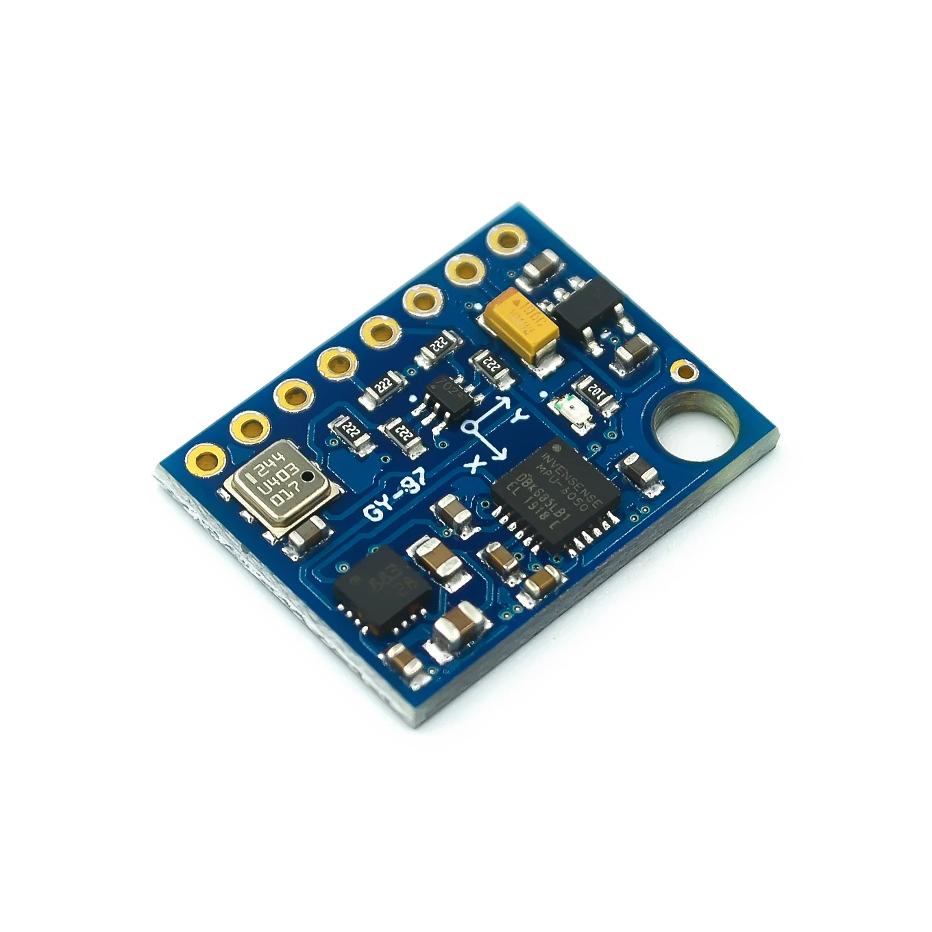 1PCS GY-87 10DOF Module MPU6050 HMC5883L BMP180 GY87 Sensor Module GY87 For Arduino