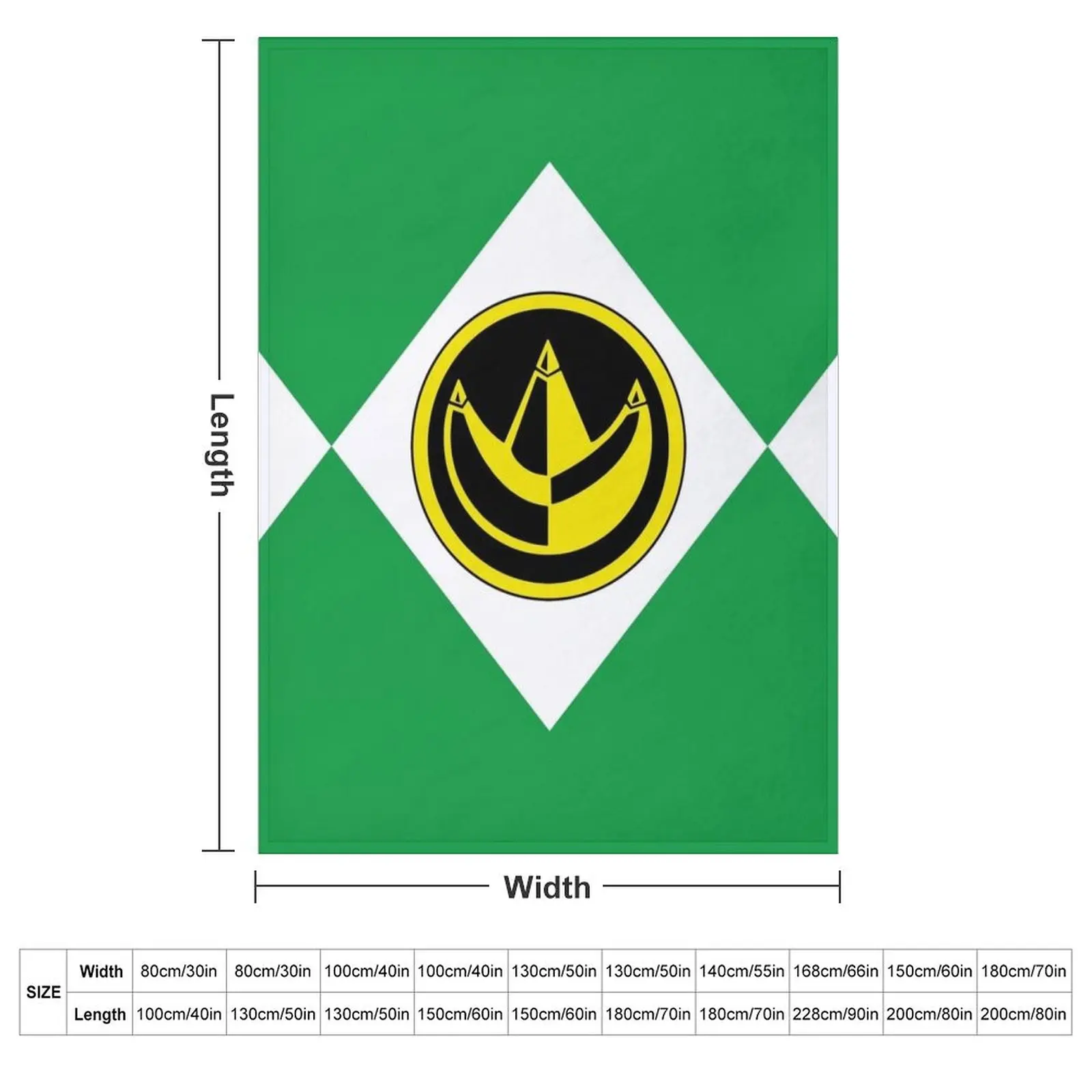 MMPR Green Ranger With Coin Throw Blanket halloween Winter beds Bed linens For Sofa Thin Blankets