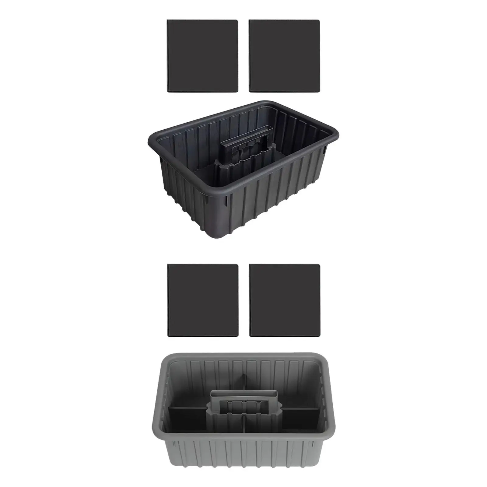 

Tool Box Parts Organizer Tray Divider Removable Storage Container Tools Organizer for Work Bench Cleaning Cart