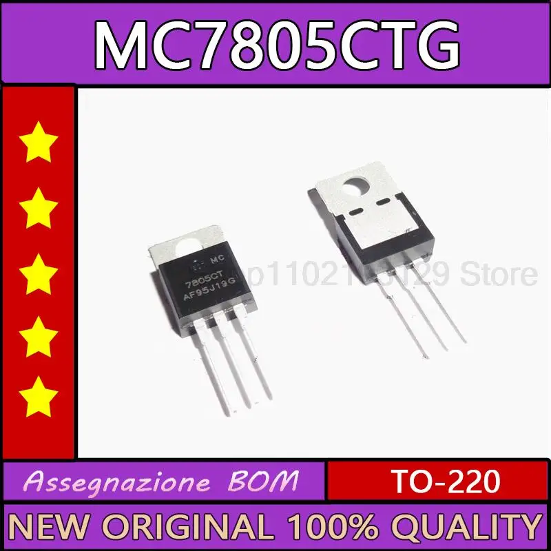 10PCS/LOT MC7805CTG BRAND NEW IMPORTED MC7805CT 7805CT.