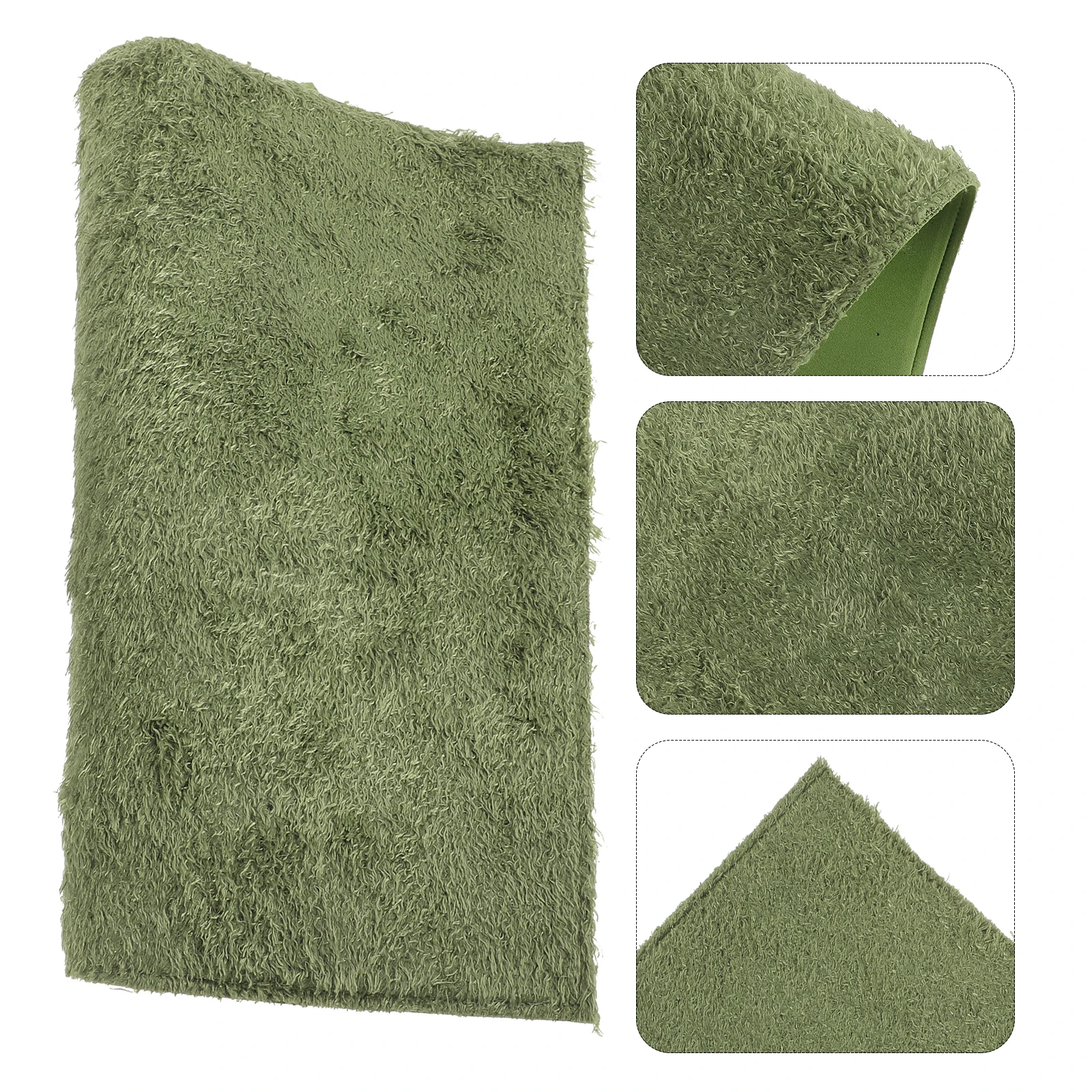 

Fake Lawn Reptile Mat 40x40cm Grass Rug Snake Bedding Reusable Terrarium Cage Substrate Liner Turtle Lizard Carpet Pet Supplies