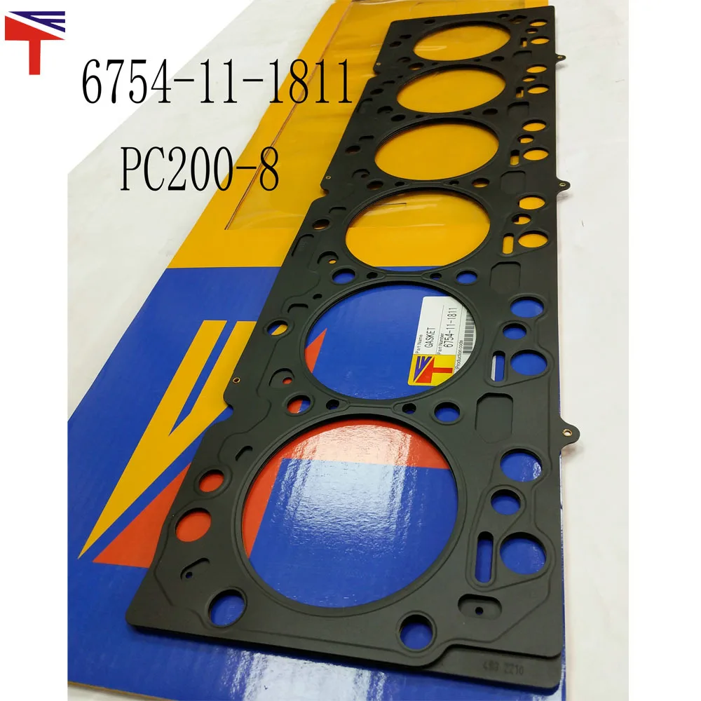 

2PCS 6754-11- 1811 6251-11-1810 Cylinder gasket for PC400-8/6D125E-5 engines