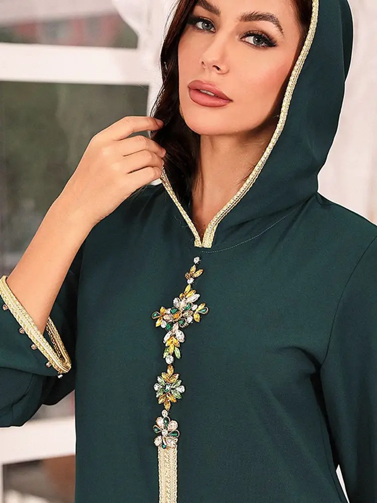 Ramadan eid abaya dubai turquia muçulmano hijab vestido longo roupa islâmica vestidos africanos para mulher robe musulmane djellaba femme