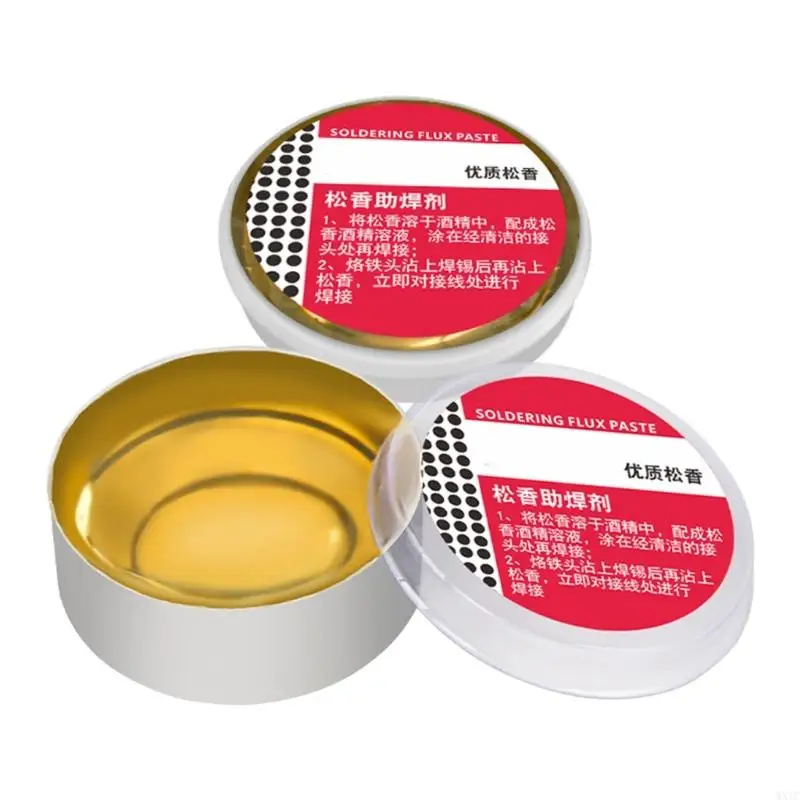 

WXTC Iron Case Rosin Solder Flux Pastes for Electronic Component Hardware Maintenance