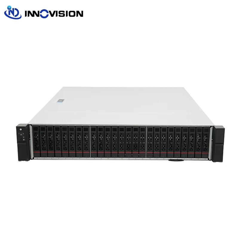 2U 24bays Hotswap Server Case Built-in 24 U.2 Nvme Backplane With 12xSFF8654-8I Interface  and Without Power Supply