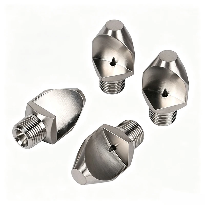 SS304 Narrow-Angle Fan-Shaped Cleaning Spray Nozzle V-Type high-Pressure Nozzle high-Impact Nozzle 1/8
