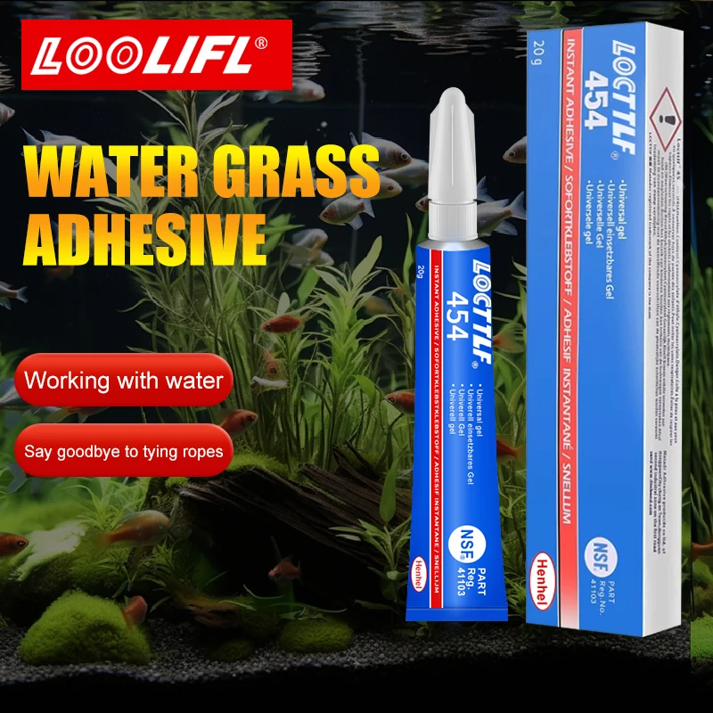 2024 New Products Fish Tank Landscaping Moss Glue Aquarium Aquatic Water Grass Stick Fixing Glue Aquatic Plants Driftwood Underw