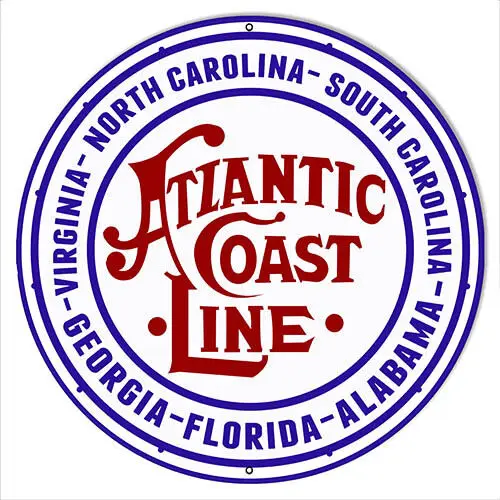 Atlantic Line Reproduction Railroad Herald Sign 14