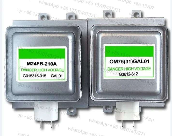 1 Uds. Buen trabajo para horno microondas Galanz magnetrón M24FB-210A = OM75S31GAL01 piezas de horno microondas magnetrón