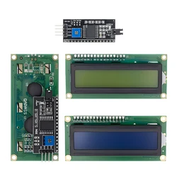 LCD1602 I2C Display Module Blue Green Screen 5V PCF8574 IIC Adapter Llate for Arduino